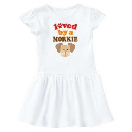 Inktastic Morkie Dog Gift Gift Baby Girl Dress