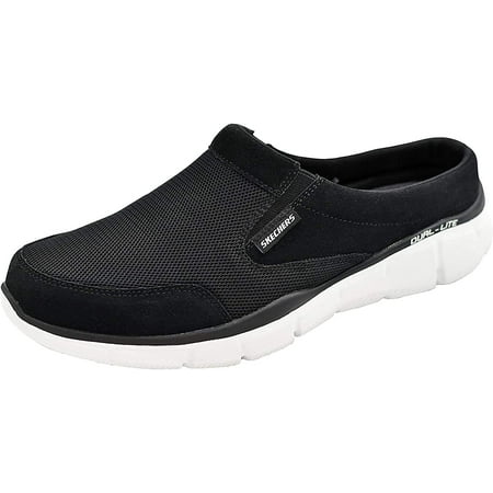 

Skechers Men s Equalizer Coast to Coast Black/White Shoes Mule 11 W US