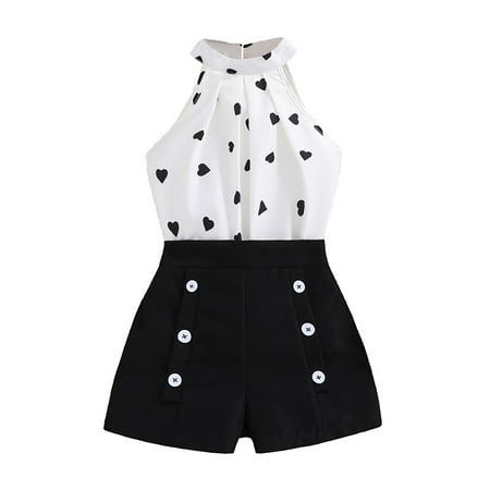 Outfits for Teens Summer Sleeveless Floral Prints Tops and Shorts 2Pcs Personality Fashion Suits for Kids
Outfits for Teens Summer Sleeveless Floral Prints Tops and Shorts 2Pcs Personality Fashion Suits for Kids