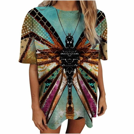 Workout Tops for Women Going Out Tops for Women Women s Vintage Drop Short Sleeves Printed Pattern Casual Short Sleeve Tops Blouse Western Shirts for Women Savings Deals Workout Shirts Blue S
Workout Tops for Women Going Out Tops for Women Women s Vintage Drop Short Sleeves Printed Pattern Casual Short Sleeve Tops Blouse Western Shirts for Women Savings Deals Workout Shirts Blue S