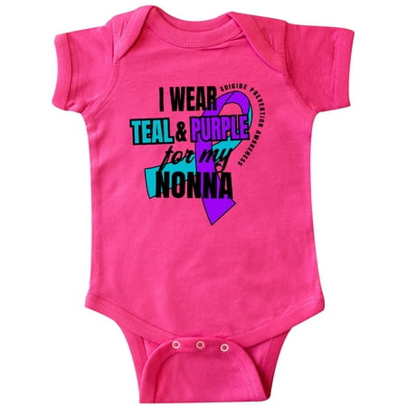 Inktastic Suicide Prevention I Wear Teal and Purple for My Nonna Gift Baby Boy or Baby Girl Bodysuit
Inktastic Suicide Prevention I Wear Teal and Purple for My Nonna Gift Baby Boy or Baby Girl Bodysuit