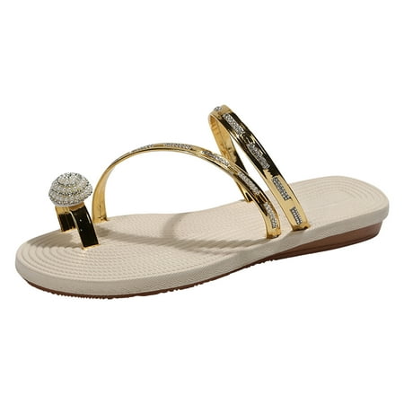 Women Slippers Fashion Summer New Pattern Rhinestone Decorative Flat Bottom Large Non Slip Comfort Set Toe Beach Sandals Happy Slippers for Women Cleaning Slippers for Women
Women Slippers Fashion Summer New Pattern Rhinestone Decorative Flat Bottom Large Non Slip Comfort Set Toe Beach Sandals Happy Slippers for Women Cleaning Slippers for Women