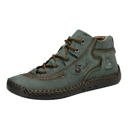 Qufokar Mens Indoor Slippers Men Working Shoes Leather Fashion Summer And Autumn Men Leather Shoes Flat Soft Bottom Comfortable Mid Top Lace Up Casual
Qufokar Mens Indoor Slippers Men Working Shoes Leather Fashion Summer And Autumn Men Leather Shoes Flat Soft Bottom Comfortable Mid Top Lace Up Casual