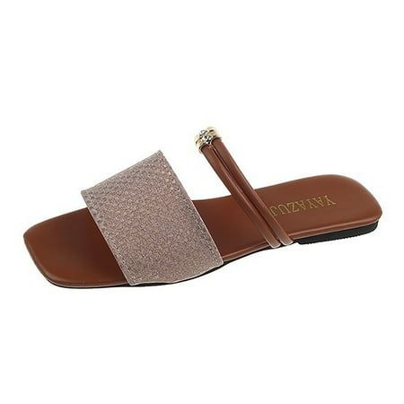Fsqjgq Leopard Print Slippers for Women Size 8 Fashion Women Beach Slip On Two Wear Casual Open Toe Non Slip Flat Breathable Slippers Shoes Sandals Slide Women Sandals Brown 39
Fsqjgq Leopard Print Slippers for Women Size 8 Fashion Women Beach Slip On Two Wear Casual Open Toe Non Slip Flat Breathable Slippers Shoes Sandals Slide Women Sandals Brown 39