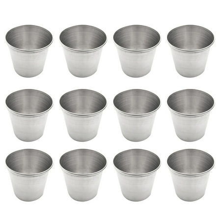 HOMEMAXS 12pcs Stainless Steel Shot Cups Portable Drinking Tumbler Spirits Cup Wine Cups Sauce Holder (45ml)
HOMEMAXS 12pcs Stainless Steel Shot Cups Portable Drinking Tumbler Spirits Cup Wine Cups Sauce Holder (45ml)