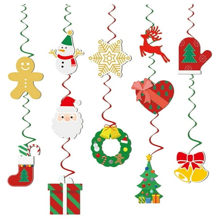 12 Sets Christmas Hanging Swirl Decoration Christmas Style Swirl Ceiling Decor Random Style
12 Sets Christmas Hanging Swirl Decoration Christmas Style Swirl Ceiling Decor Random Style