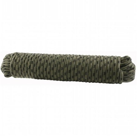 New Buffalo Corp DBPR141004 Sportsman .25 Inch 100 Ft Camo Braided Rope