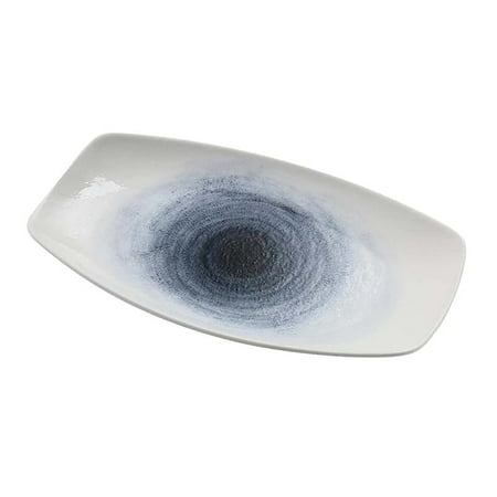 Universe Porcelain 14 1/4 x 8 1/4 x 1 3/4 Rectangular Plate Pack of 2