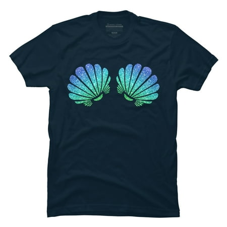 Funny mermaid sea shell bra halloween costume gift Mens Navy Blue Graphic Tee - Design By Humans 3XL
Funny mermaid sea shell bra halloween costume gift Mens Navy Blue Graphic Tee - Design By Humans 3XL