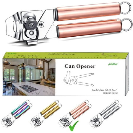 ReaNea Rose Gold Can Opener Stainless Steel Copper Hand Held Smooth Edge Manual Can Opener
ReaNea Rose Gold Can Opener Stainless Steel Copper Hand Held Smooth Edge Manual Can Opener