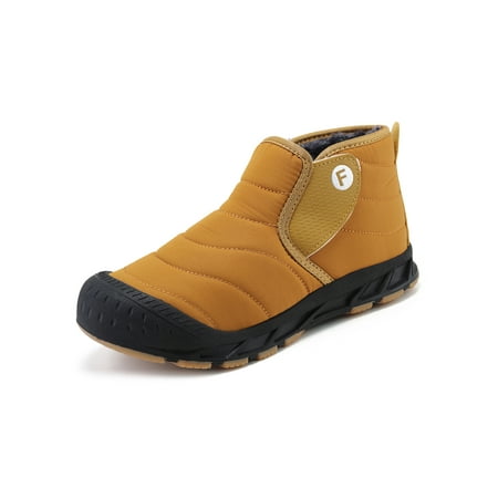 Eloshman Mens Breathable Non Slip On Winter Warm Shoes Work Casual Round Toe Comfortable Wide Width Snow Boots Yellow 12
Eloshman Mens Breathable Non Slip On Winter Warm Shoes Work Casual Round Toe Comfortable Wide Width Snow Boots Yellow 12
