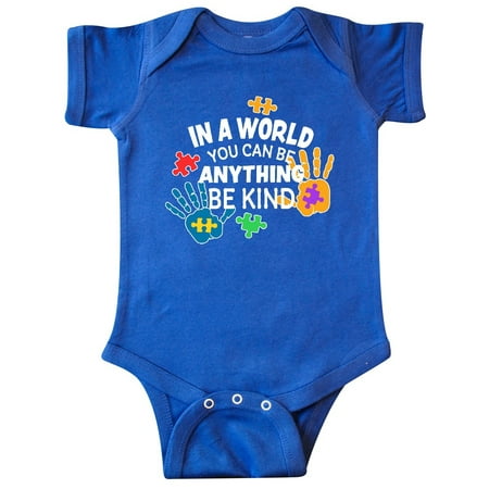 Inktastic In a World You Can Be Anything Be Kind Autism Awareness Gift Baby Boy or Baby Girl Bodysuit
Inktastic In a World You Can Be Anything Be Kind Autism Awareness Gift Baby Boy or Baby Girl Bodysuit