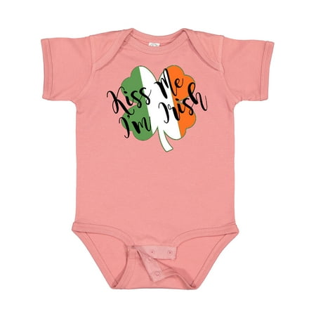 Inktastic Kiss Me I m Irish Clover and Irish Flag Gift Baby Boy or Baby Girl Bodysuit
Inktastic Kiss Me I m Irish Clover and Irish Flag Gift Baby Boy or Baby Girl Bodysuit