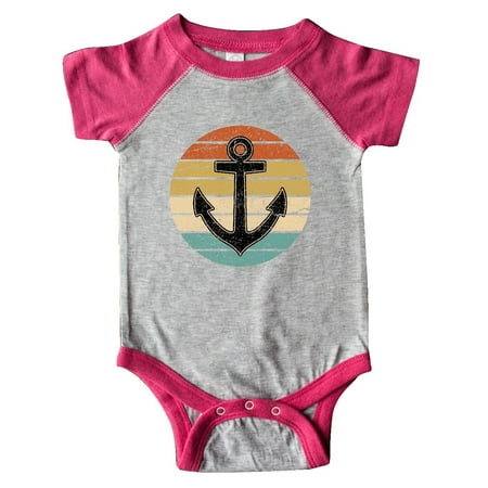 Inktastic Nautical Anchor Distressed Retro Sunset Gift Baby Boy or Baby Girl Bodysuit 
Inktastic Nautical Anchor Distressed Retro Sunset Gift Baby Boy or Baby Girl Bodysuit