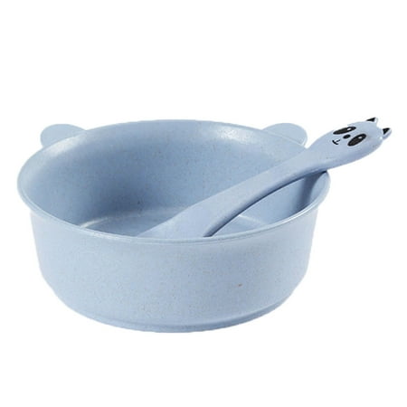 Baby Feeding Food Tableware Cartoon Panda Kids Dishes Wheat Straw Baby Training Bowl Spoon Tableware - Blue
Baby Feeding Food Tableware Cartoon Panda Kids Dishes Wheat Straw Baby Training Bowl Spoon Tableware - Blue