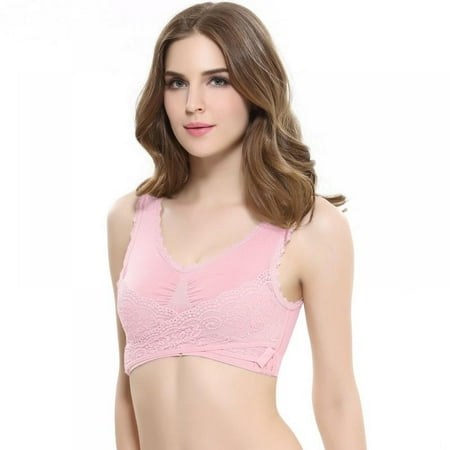 Taykoo Cross Side Buckle Bra Without Rims Gathered Sports Underwear Solid Color Wireless Lace Lingerie
Taykoo Cross Side Buckle Bra Without Rims Gathered Sports Underwear Solid Color Wireless Lace Lingerie