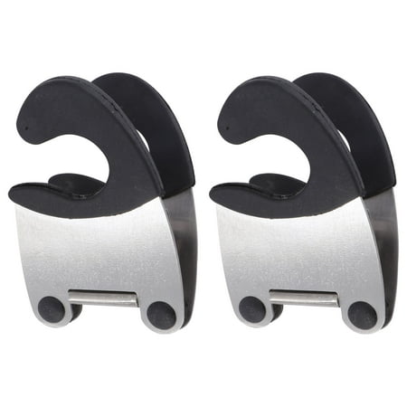 NUOLUX 2PCS Stainless Steel Spoon Holder Anti-scald Rubber Pot Clip Kitchen Gadget Spatula Utensil Rest (Black)
NUOLUX 2PCS Stainless Steel Spoon Holder Anti-scald Rubber Pot Clip Kitchen Gadget Spatula Utensil Rest (Black)