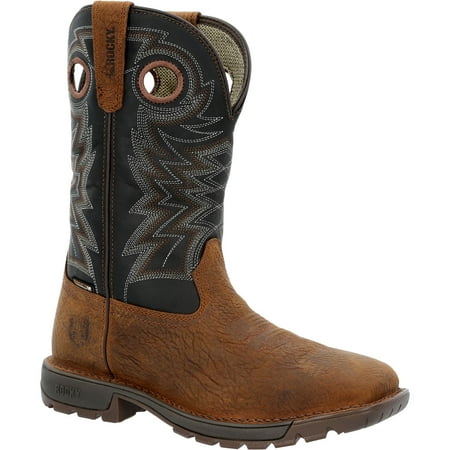 Rocky Legacy 32 Steel Toe Waterproof Western Boot Size 7(M)