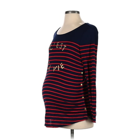 Pre-Owned Seraphine Women s Size XS Maternity Long Sleeve T-Shirt
