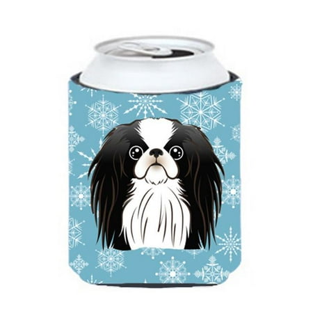 Snowflake Japanese Chin Can & Bottle Hugger