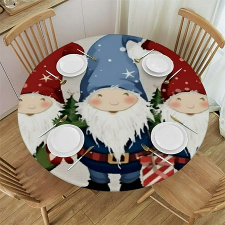 YANMS Gnomes Christmas Presents Round Table Cover Tablecloth 100% Polyester Fiber Holiday Decoration 46-50
YANMS Gnomes Christmas Presents Round Table Cover Tablecloth 100% Polyester Fiber Holiday Decoration 46-50