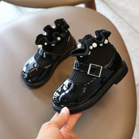 Hunpta Leather Shoes For Kids Girls Boots Autumn Winter Shoes Kids Ankle Boots Pearls Rufflers Princess Shoes Children Leather
Hunpta Leather Shoes For Kids Girls Boots Autumn Winter Shoes Kids Ankle Boots Pearls Rufflers Princess Shoes Children Leather