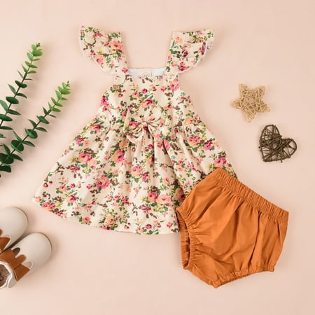 Hunpta Girls Dress Set Tops Outfits Shorts Print Floral Infant Baby Girls Outfits&Set
Hunpta Girls Dress Set Tops Outfits Shorts Print Floral Infant Baby Girls Outfits&Set