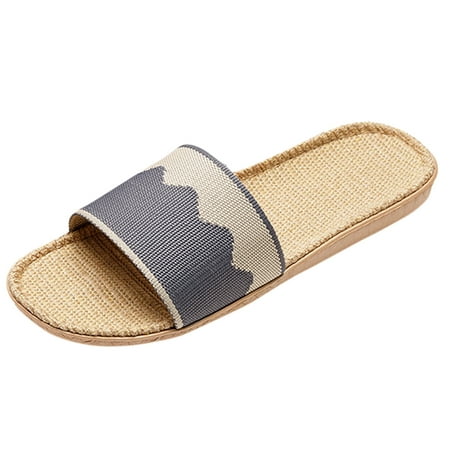 Slippers for Women Slippers for Womens Men Linen Shoes Women Summer Household Beach Slippers Sandals Floor Shoes Slides Womens Slippers Linen Grey 44
Slippers for Women Slippers for Womens Men Linen Shoes Women Summer Household Beach Slippers Sandals Floor Shoes Slides Womens Slippers Linen Grey 44