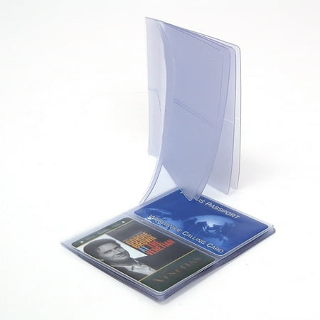 Hipster Wallet Plastic Insert Pictures Cards 6 Pages SET OF 2 Insert Made in USA