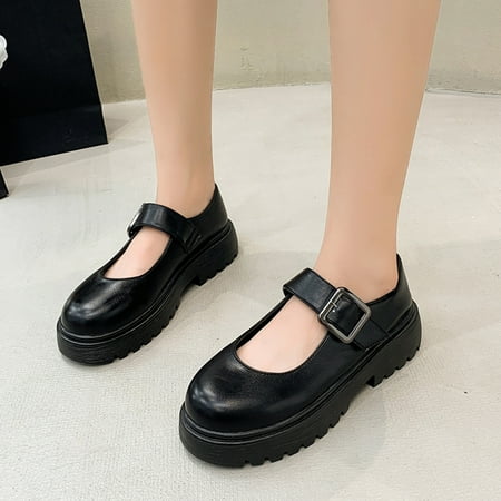 KEUSN Fashion Women Artificial Leather Solid Color Autumn Thick Sole Square Heels Buckle Strap Short Booties Round Toe Shoes
KEUSN Fashion Women Artificial Leather Solid Color Autumn Thick Sole Square Heels Buckle Strap Short Booties Round Toe Shoes