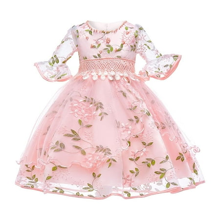 Toddler Girls Dresses Wedding Girls Party Clothes For Children Girl Long Sleeve Causal Dress Flower for 3-4 Years
Toddler Girls Dresses Wedding Girls Party Clothes For Children Girl Long Sleeve Causal Dress Flower for 3-4 Years
