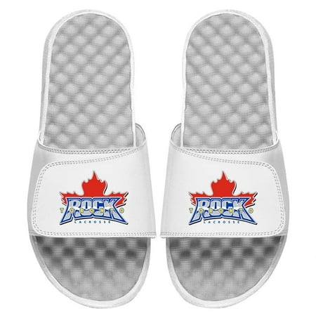 Youth ISlide White Toronto Rock Primary Logo Slide Sandals