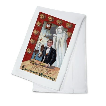 Halloween Greeting Man and Ghost (100% Cotton Tea Towel Decorative Hand Towel Kitchen and Home)
Halloween Greeting Man and Ghost (100% Cotton Tea Towel Decorative Hand Towel Kitchen and Home)