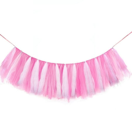 Handmade Glitter Tulle Tutu Skirt High Chair Table Decor for Baby Birthday Baby Shower Party Decor (Pink Silver)
Handmade Glitter Tulle Tutu Skirt High Chair Table Decor for Baby Birthday Baby Shower Party Decor (Pink Silver)