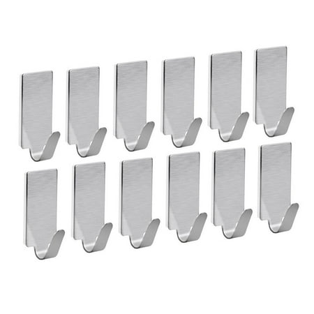 24pcs Stainless Steel Strong Adhesive Hangers Wall Mounted Hooks Coat Hook Traceless Hanger for Bathroom Kitchen
24pcs Stainless Steel Strong Adhesive Hangers Wall Mounted Hooks Coat Hook Traceless Hanger for Bathroom Kitchen
