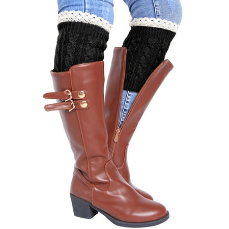 Women Casual Autumn And Winter Half Solid Color Texture Knitted Multicolor Lace Decorative Socks Garter with Attached Stockings
Women Casual Autumn And Winter Half Solid Color Texture Knitted Multicolor Lace Decorative Socks Garter with Attached Stockings