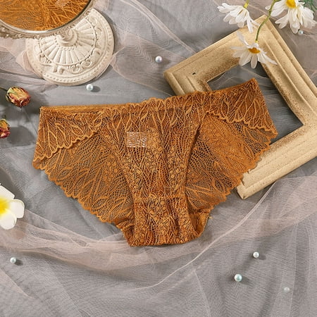 Gubotare Women Panties Cotton Bikini Womens Underwear Cotton Bikini Panties Lace Soft Hipster Panty Ladies Stretch Full Briefs Brown One Size
Gubotare Women Panties Cotton Bikini Womens Underwear Cotton Bikini Panties Lace Soft Hipster Panty Ladies Stretch Full Briefs Brown One Size