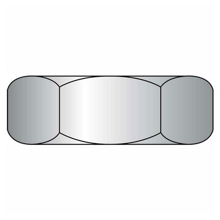 Reversable Lock Nut 3/8-16 Low Carbon Steel Zinc 100 Pack