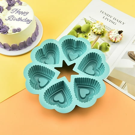 6 Cavity Practical Heat-resistant Cake Mold Elastic Easy to Demold Silicone Chocolate Mold for Home
6 Cavity Practical Heat-resistant Cake Mold Elastic Easy to Demold Silicone Chocolate Mold for Home
