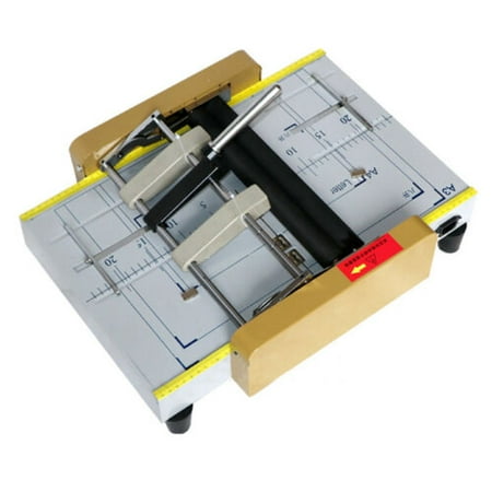 A3 Booklet Folding Binding Machine Paper Stapling Making Book Stapler 60W 110V