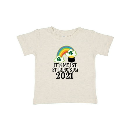 Inktastic 2021 1st St Patricks Day Cute Childs Gift Baby Boy or Baby Girl T-Shirt
Inktastic 2021 1st St Patricks Day Cute Childs Gift Baby Boy or Baby Girl T-Shirt