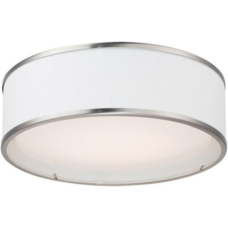 Flush Mounts 3 Light Fixtures With Satin Nickel Finish Steel and Acrylic and Fabric Material AC 16 30 Watts
Flush Mounts 3 Light Fixtures With Satin Nickel Finish Steel and Acrylic and Fabric Material AC 16 30 Watts