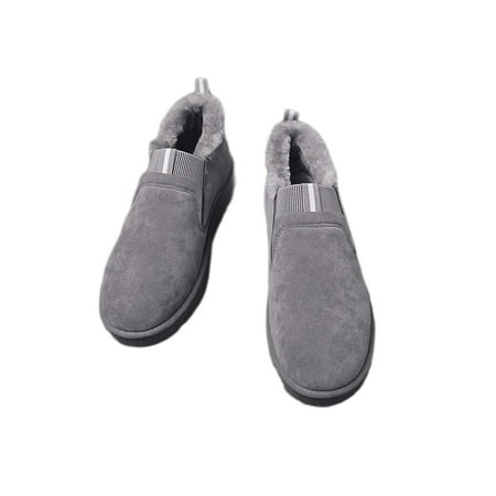 Ritualay Mens Warm Casual Shoe Plush Lining Winter Shoes Round Toe Snow Boots Lightweight Comfortable Loafers Work Walking Slip On Slipper Booties Gray 8.5
Ritualay Mens Warm Casual Shoe Plush Lining Winter Shoes Round Toe Snow Boots Lightweight Comfortable Loafers Work Walking Slip On Slipper Booties Gray 8.5