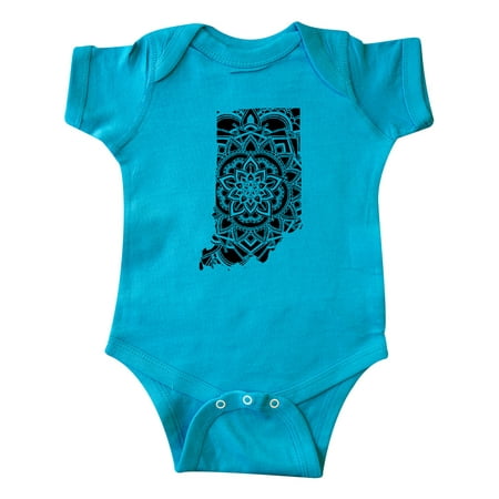 Inktastic Indiana Silhouette Mandala Gift Baby Boy or Baby Girl Bodysuit 
Inktastic Indiana Silhouette Mandala Gift Baby Boy or Baby Girl Bodysuit