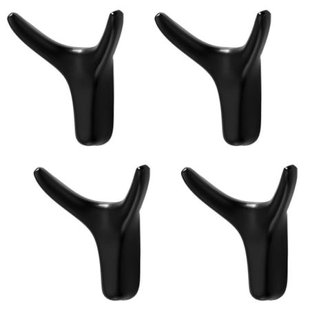 4Pcs Heavy Duty Wall Hook for Hanging Coat Backpack Decorative Hook for Entrance Living Room Bedroom Bathroom(Black)
4Pcs Heavy Duty Wall Hook for Hanging Coat Backpack Decorative Hook for Entrance Living Room Bedroom Bathroom(Black)