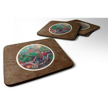 Bird Toucan Foam Coaster Set of 4