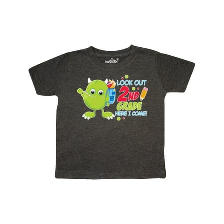 Inktastic Look out 2nd Grade Here I Come with Cute Green Monster Gift Toddler Boy or Toddler Girl T-Shirt
Inktastic Look out 2nd Grade Here I Come with Cute Green Monster Gift Toddler Boy or Toddler Girl T-Shirt