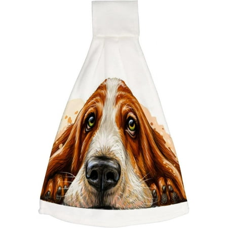 1 Pcs Hanging Towels Dish Towels Watercolor Dog Breed Basset Hound Absorbent Hand Towels with Hanging Loop Washcloth for Bathroom Kitchen
1 Pcs Hanging Towels Dish Towels Watercolor Dog Breed Basset Hound Absorbent Hand Towels with Hanging Loop Washcloth for Bathroom Kitchen