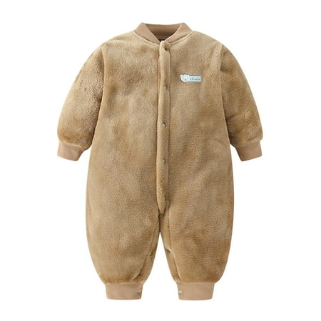 Dadaria Baby Onesies 3M-18M Newborn Infant Baby Girl Boy Fleece Thick Warm Jumpsuit Playsuit Romper Clothes Brown 66 Baby
Dadaria Baby Onesies 3M-18M Newborn Infant Baby Girl Boy Fleece Thick Warm Jumpsuit Playsuit Romper Clothes Brown 66 Baby