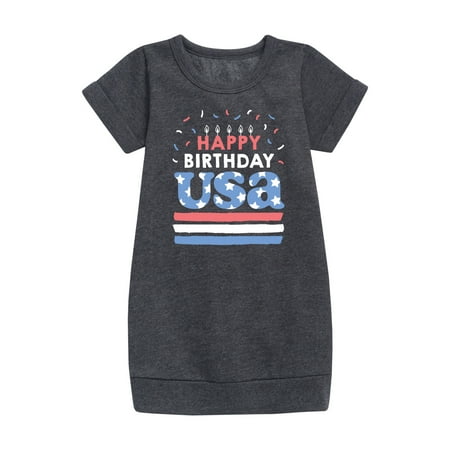 Instant Message - Happy Birthday USA - Celebratory Cake - Toddler & Youth Girls Fleece Dress
Instant Message - Happy Birthday USA - Celebratory Cake - Toddler & Youth Girls Fleece Dress